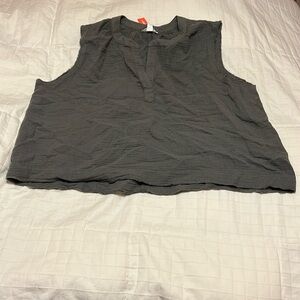 Joe Fresh raw edge sleeveless top